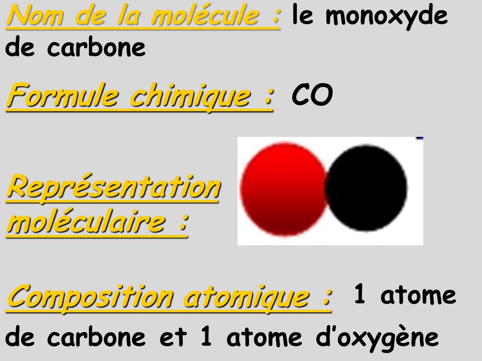 Mise à jour 168 imagen formule chimique monoxyde de carbone fr